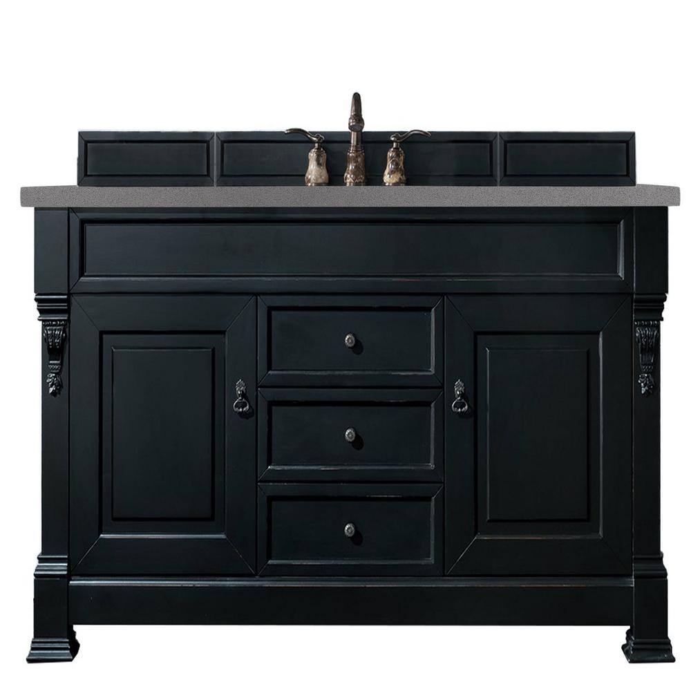 Brookfield 60 in. W x 23.5 in. D x 34.3 in. H Single Bath Vanity in Antique