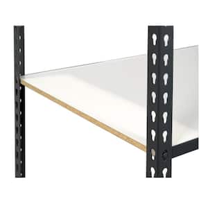 1 in. H x 48 in. W x 18 in. D Extra Shelf for Steel Boltless Shelving with Low Profile and Laminate Board Decking