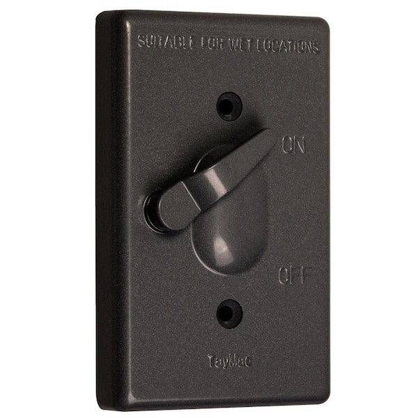 TAYMAC 1-Gang Weatherproof Toggle Switch Cover