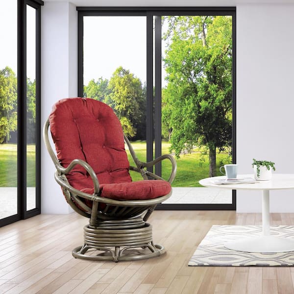 Wooden swivel rocking chair hot sale