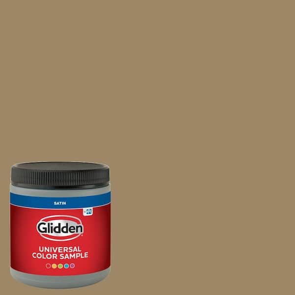 Glidden 8 oz. PPG1099-6 Iced Cappuccino Satin Interior Paint Sample