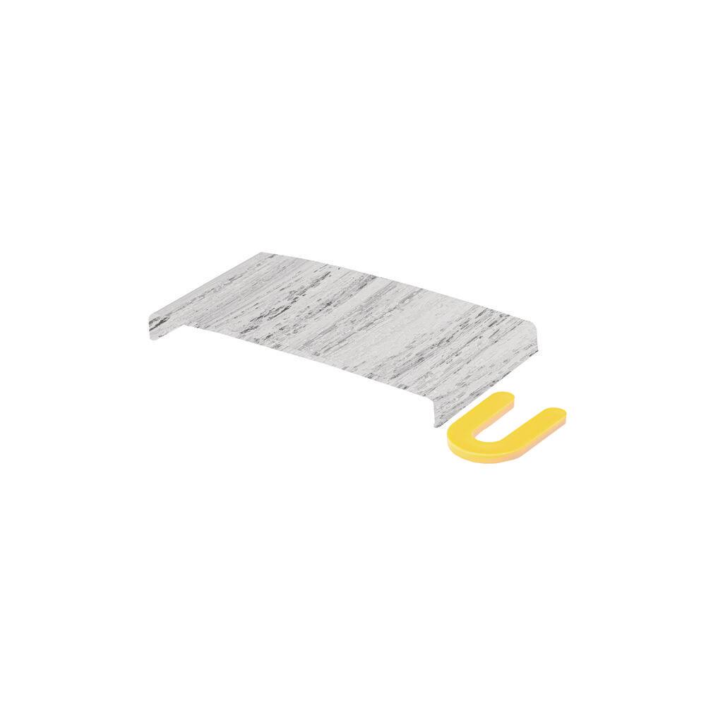 1/2 in. x 5-1/2 in. x 3 in. Driftwood PVC Decking Board Cover Sample for Composite and Wood Patio Decks price history on PriceWatchPro