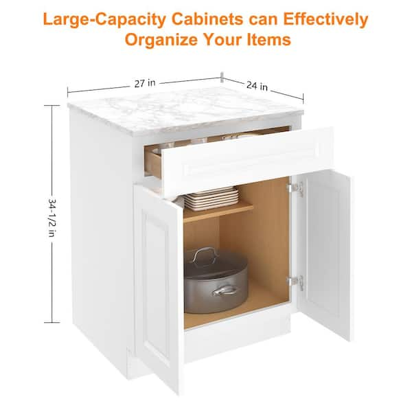 BC15: Kitchen Base Cabinet with Cutting Board, 15w x 34 1/2h x 24d;  Custom Unfinished, Stained or Painted