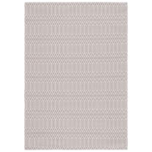 Martha Stewart Taupe/Cream Doormat 3 ft. x 5 ft. Diamond Geometric Area Rug
