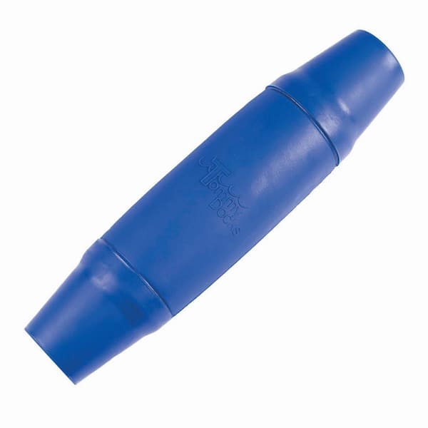 Tommy Docks 18 in. x 5 in. x 5 in. Blue Marine-Grade PVC Pipe Bumper for Boat Dock Systems and Modular Docks