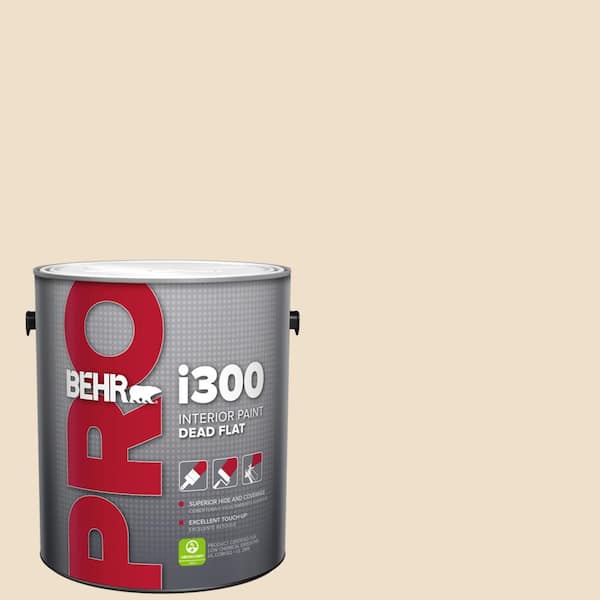 BEHR PRO 1 gal. #N280-1 Scroll Dead Flat Interior Paint