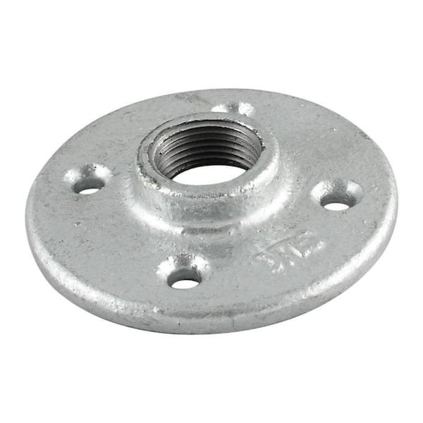 STZ 3/8 in. Galvanized Iron Floor Flange