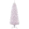 Puleo International 7.5 Ft. Prelit Incandescent White Pencil Fraser Fir ...