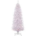 7.5 ft. Pre-Lit Incandescent White Pencil Fraser Fir Artificial Christmas Tree with 350 UL-Listed Clear Lights