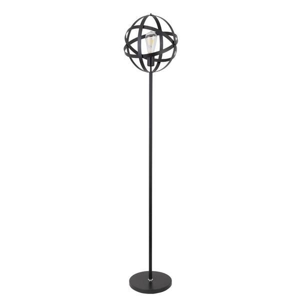 UrbanFlip 58 in. Black Torch Floor Lamp JM901033F The Home Depot