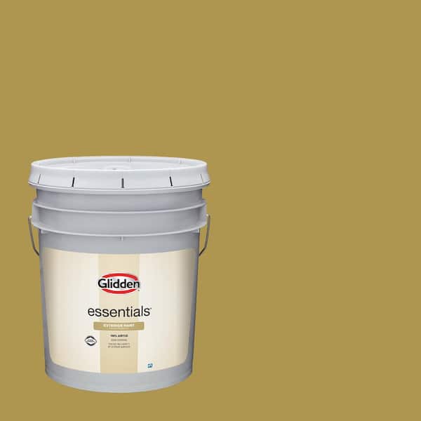 Glidden Essentials 5 gal. PPG1108-7 Obsession Flat Exterior Paint