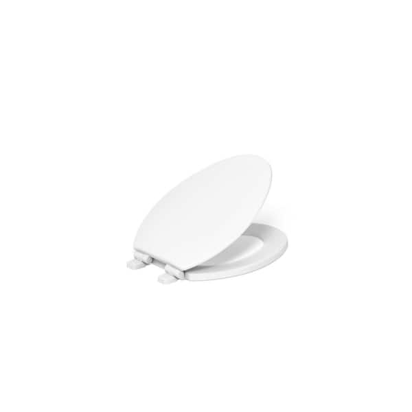 KOHLER Triko Elongated Closed Front Toilet Seat in White
