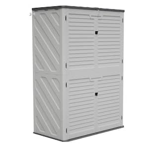 Rubbermaid 4 ft. W x 2.5 ft. D Vertical Shed 1887157 - The Home Depot