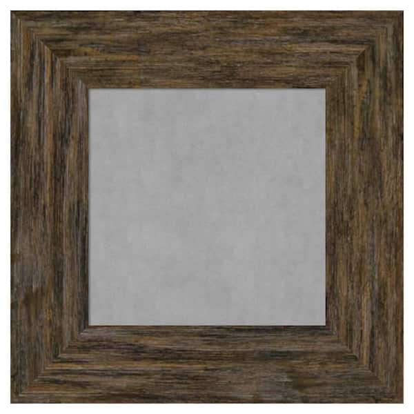 Amanti Art Fencepost Brown 19 in. x 19 in. Framed Magnetic Board