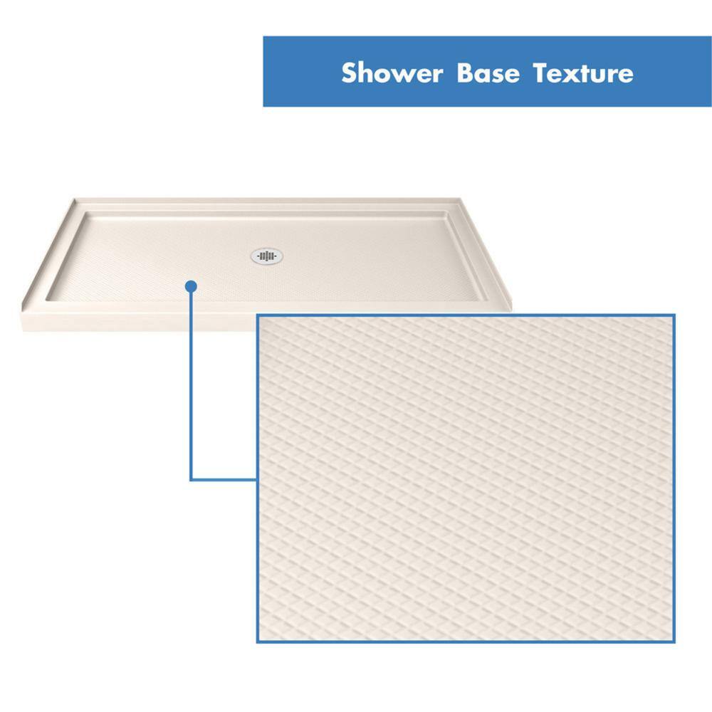 Aqua Ultra Frameless Clear Glass Shower Kit with Brushed Nickel Hardware