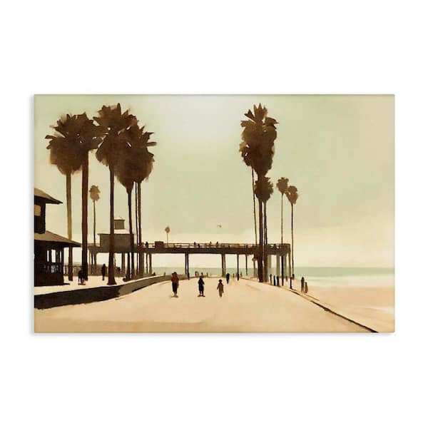 Stupell Industries Tropical Beach Walkway by Noah Bay Unframed Nature Graphic Art Print 30 in. x 45 in.