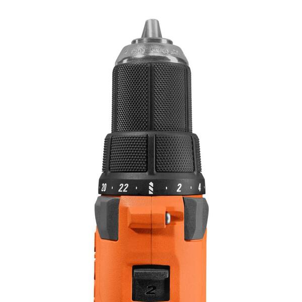 RIDGID 18V Cordless 1 2 in. Drill Driver Kit with 2.0 Ah Battery