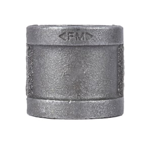 3/8 in. Black Malleable Iron FPT x FPT Coupling Fitting