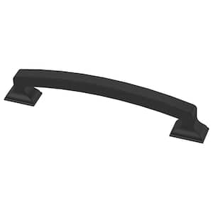 Liberty Classic Edge 5-1/16 in. (128 mm) Matte Black Cabinet Drawer Pull