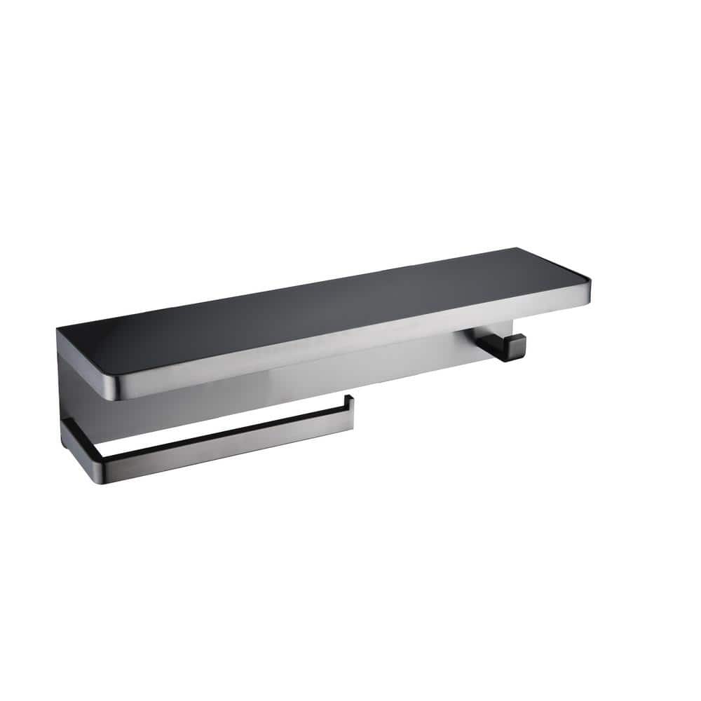 Bagno Bianca 17.71 in. Wall Mounted Towel Bar in Gun Metal price history on PriceWatchPro