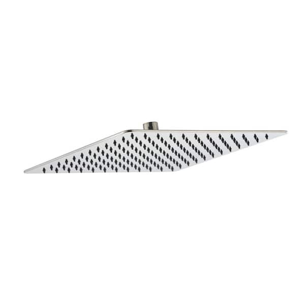 Modern 1-Spray 12 in. Single Ceiling Mount Fixed Shower Head in Brushed Nickel Modern 1-Spray 12 in. Single Ceiling Mount Fixed Shower Head in Brushed Nickel