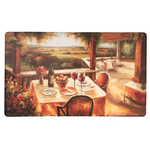 World Rug Gallery Village 18 in. X 30 in. Multi Anti-Fatigue Mat