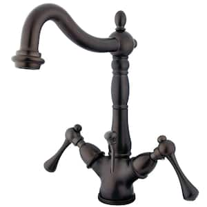 Heritage Single Hole 2-Handle Bathroom Faucet in Oil Rubbed Bronze