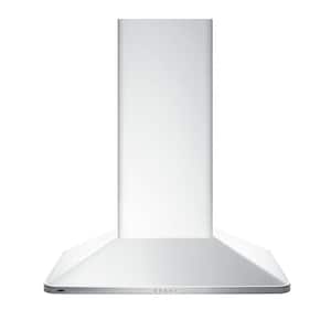 30 in. Convertible Wall Mount Range Hood in Stainless Steel with 2 Charcoal Filters