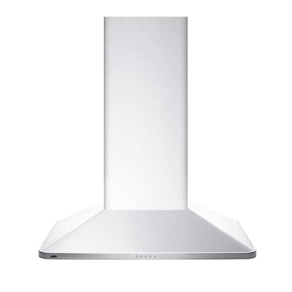 Summit Appliance 30 in. Convertible Wall Mount Range Hood in Stainless Steel with 2 Charcoal Filters, ADA Compliant