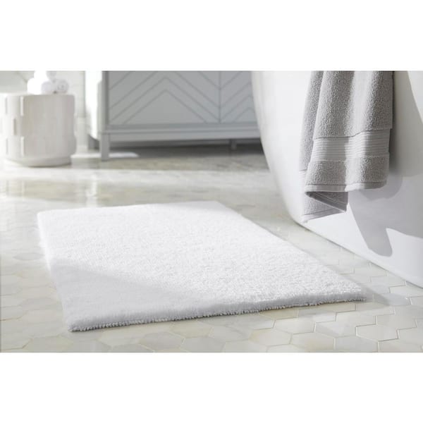 100% Cotton Bath Mat Rug Set Bathroom Shower Reversible Mats Floor Waffle  Weave