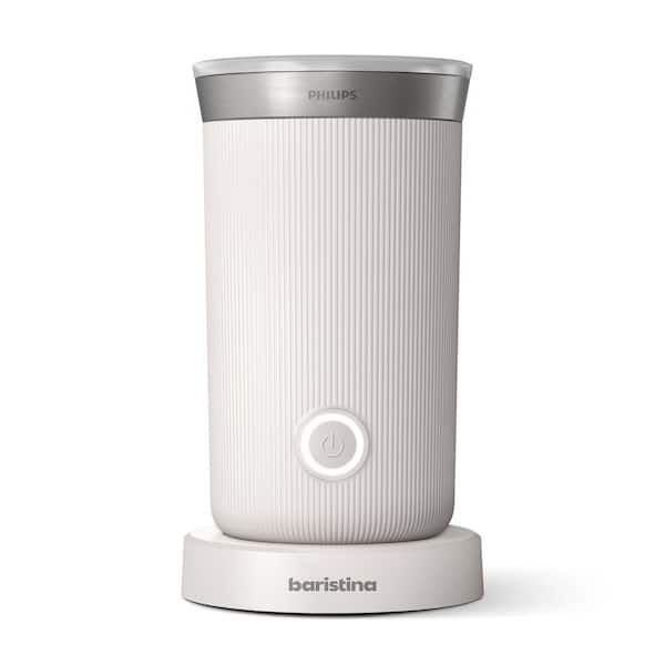 Baristina Hot and Cold Milk Frother Milky White