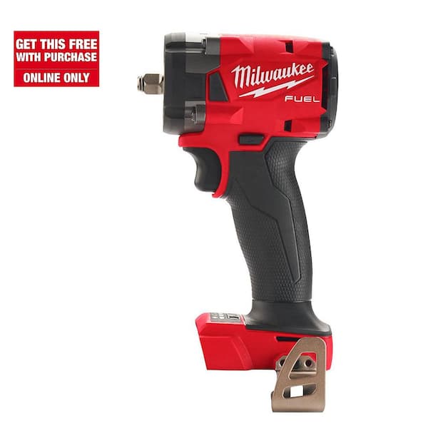 Milwaukee M18 FUEL GEN-3 18V Lithium-Ion Brushless Cordless 3/8 in. Compact Impact Wrench with Friction Ring (Tool-Only)