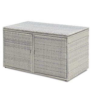 88 Gal. Patio Rattan Storage Container Box