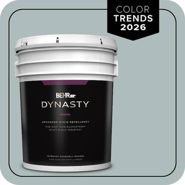 BEHR DYNASTY 5 gal. Home Decorators Collection #HDC-CT-26 Watery One-Coat Hide Eggshell Enamel Interior Stain-Blocking Paint & Primer