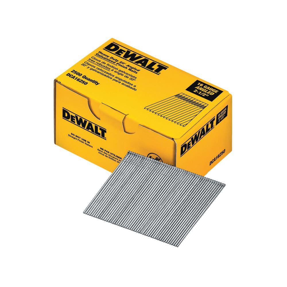 2nd fix Stainless Steel angled brad finish nails 16 gauge 50mm box of 2500 
