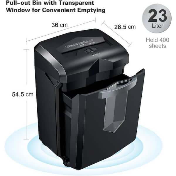 Yichuhaoxi Office Paper Shredder, Cross-Cut Heavy-Duty Shredder