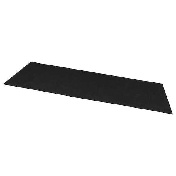 Black 36 in. x 60 in. Anti-Fatigue Rubber Utility Mat