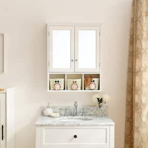 24.75 in. W x 30.25 in. H Rectangular Medicine Cabinet with Mirror, Bathroom Storage Cabinet