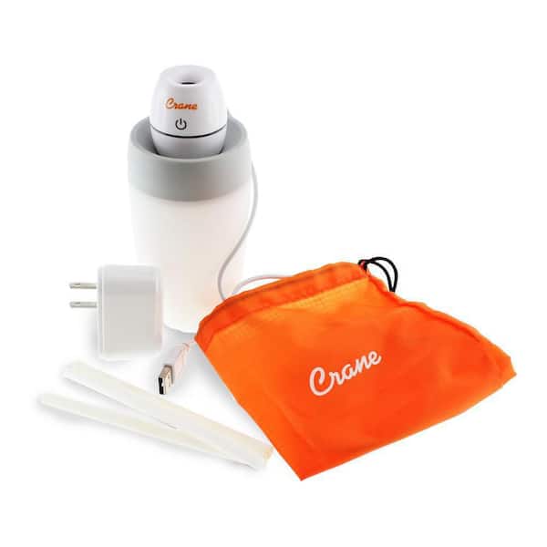 Crane 8 oz. Portable Ultrasonic Cool Mist Humidifier for Car, Desk, Travel