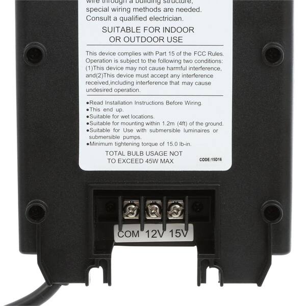 Hampton Bay Landscape Lighting Transformer Manual Shelly Lighting