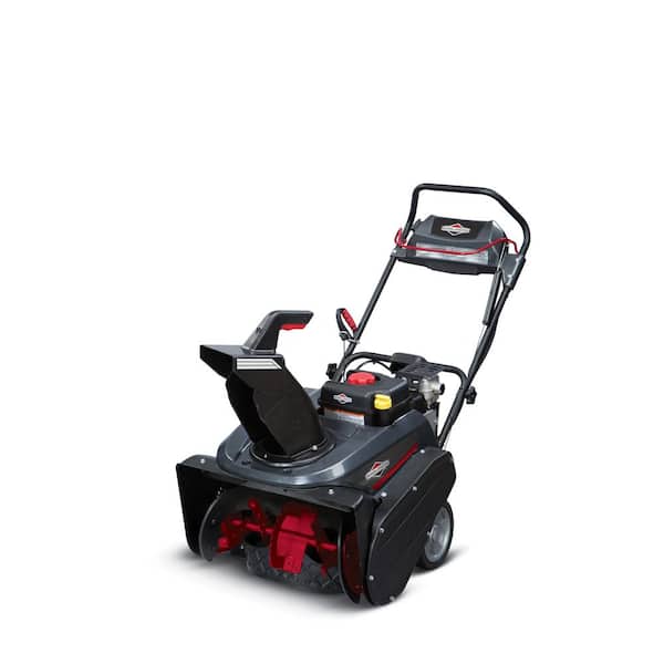 Briggs & Stratton 22 in. 208 cc Single-Stage Gas Snow Blower with Electric  Start and Snow Shredder Auger 1697294 - The Home Depot