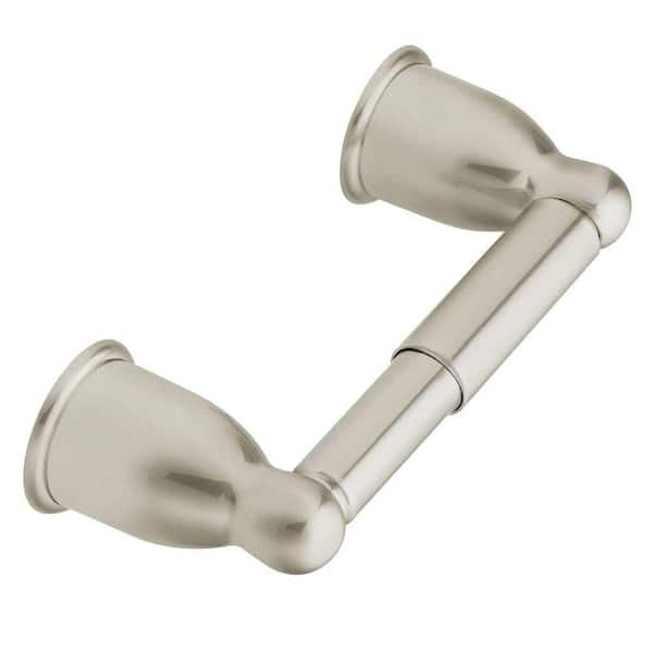 Mason Double Post Toilet Paper Holder Roller in Satin Nickel
