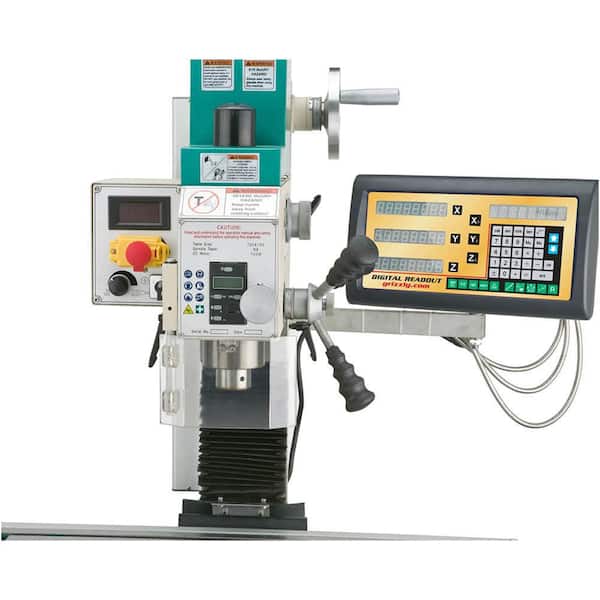 Grizzly Industrial Mill/Drill with Stand and DRO G0759 - The Home