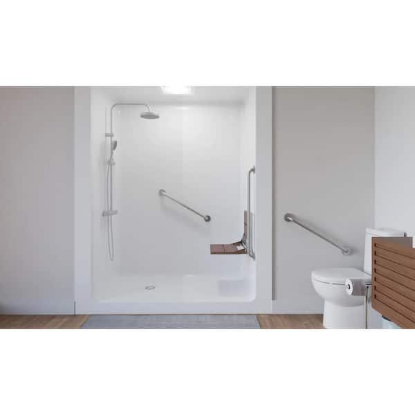 HEALTHCRAFT Easy Mount 18 Grab Bar ADA Compliant for Bath and