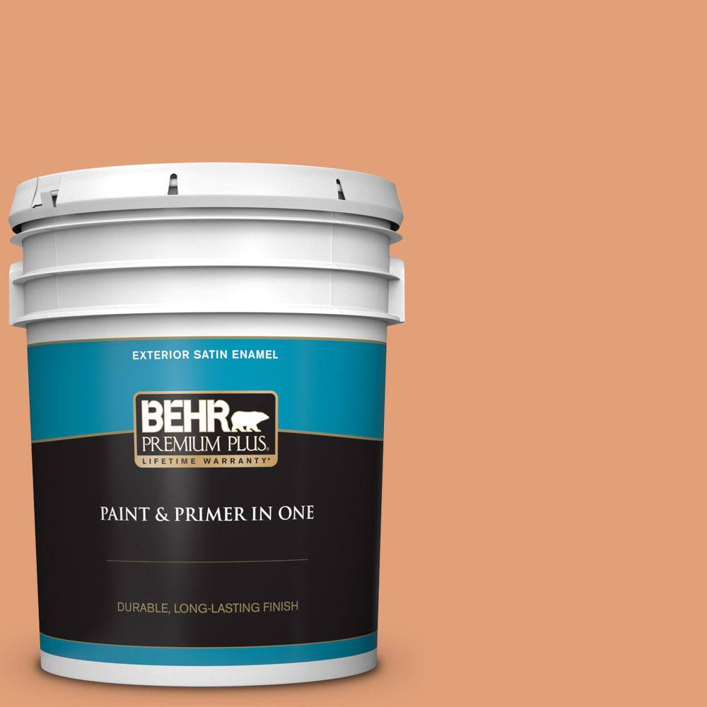 BEHR PREMIUM PLUS 5 gal. M2205 Roasted Seeds Satin