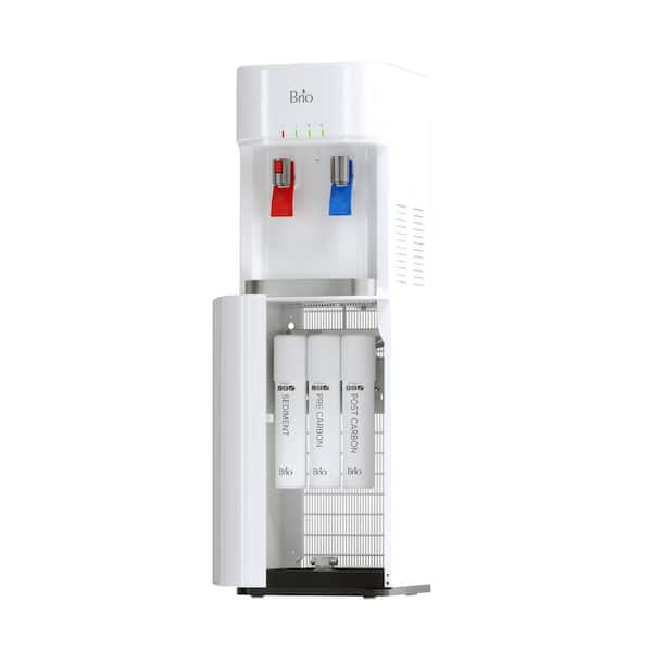 Brio 300 Series 3 Stage Advanced Water, Hot And Cold Countertop Water Dispenser With Advanced Filtration Bottle