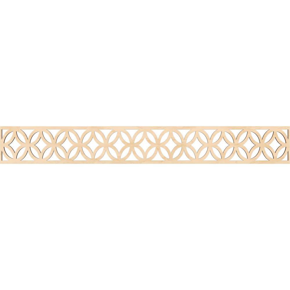 Crosby Fretwork 0.25 in. D x 46.5 in. W x 6 in. L Birch Wood Panel Moulding price history on PriceWatchPro