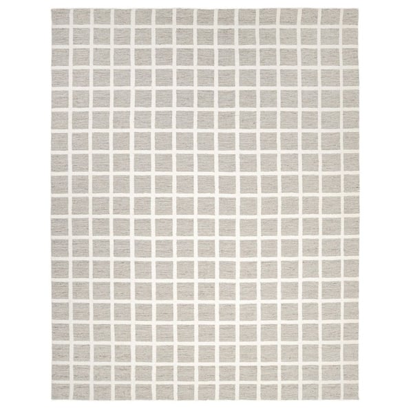 Rye Contemporary Brown 8 ft. x 10 ft. Handmade Area Rug
