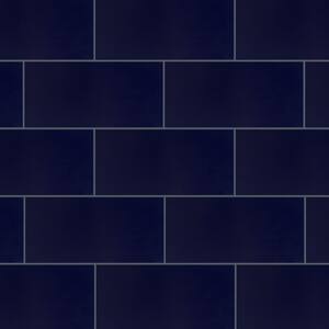 Projectos Midnight Blue 3-7/8 in. x 7-3/4 in. Ceramic Floor and Wall Tile (10.95 sq. ft./Case)