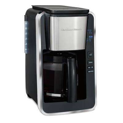 12-Cup Black Programmable Easy Access Deluxe Coffee Maker